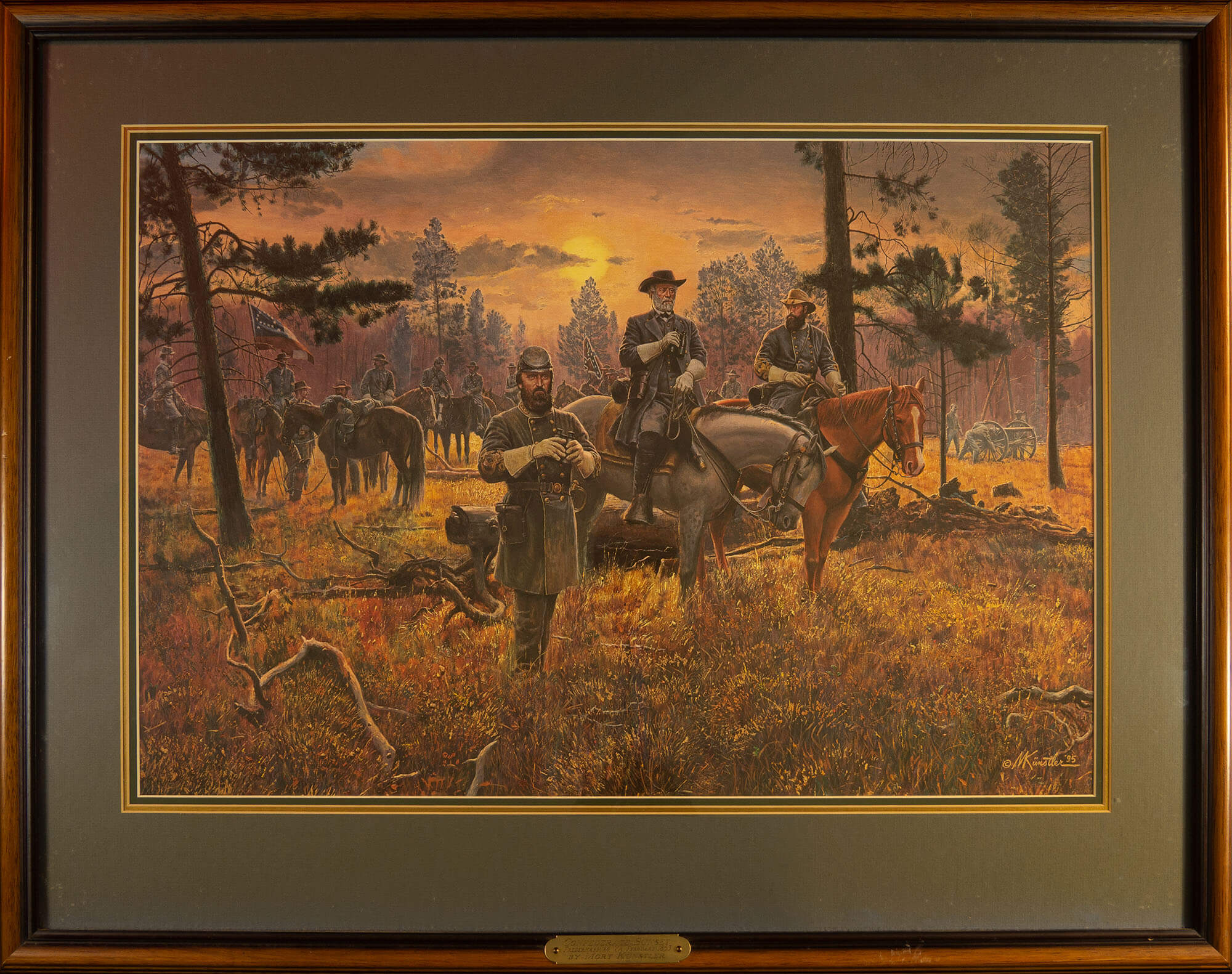 confederate-sunset-by-mort-kunstler